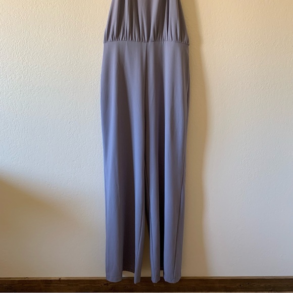 NWT Lulus Moment For Life Halter Jumpsuit Lavender Sz Medium - Picture 8 of 10